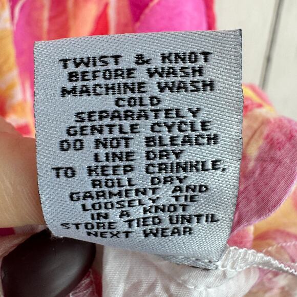 Escape by Habitat Guava Tropical Pink Sleeveless Tank Shift Dress Size Medium - Picture 5 of 12